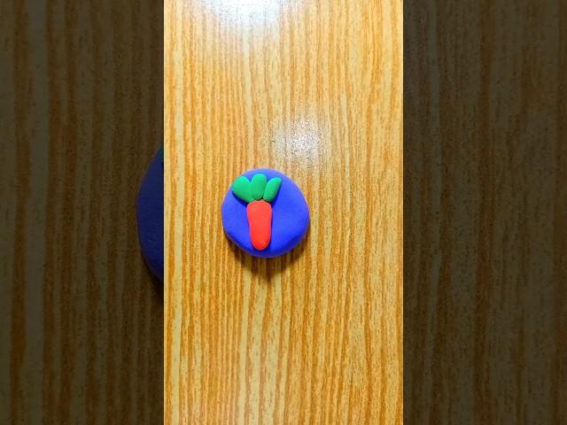 DIY how to make a polymer clay carrot  cookies  #carrot #cookies #love #shorts #viralshorts #diy