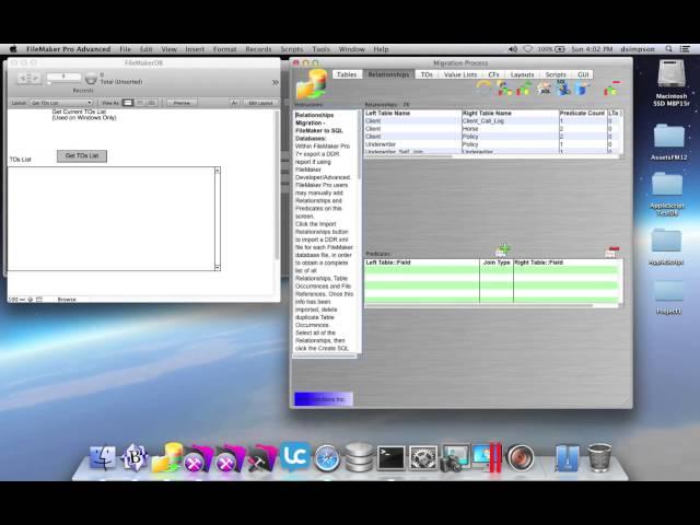Creating FileMaker Relationships with FmPro Migrator [macOS]