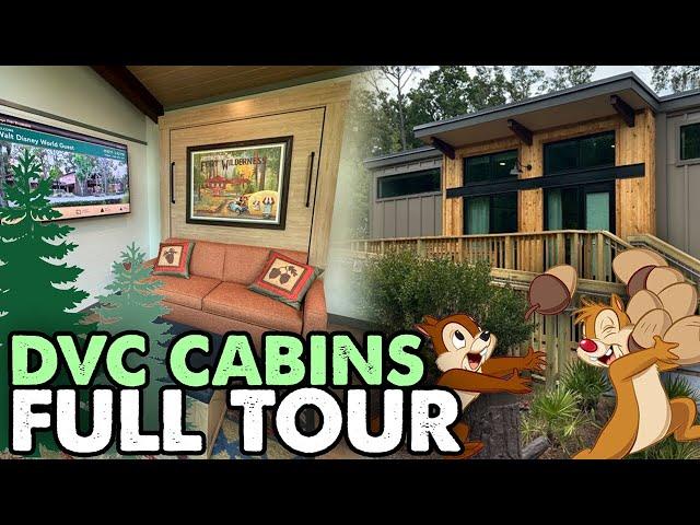 Tom Tours a NEW Fort Wilderness Cabin - Disney Vacation Club