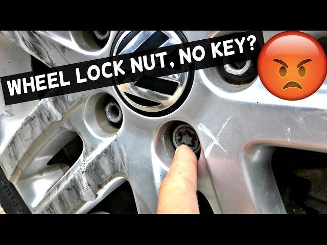 HOW TO REMOVE A WHEEL LOCK NUT WITHOUT A KEY  WHEEL | LOCK BOLT REMOVING