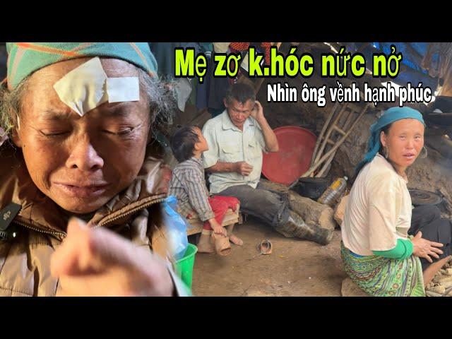 MẸ ZƠ K.HÓC NỨC NỞ KHI VƯƠNG ĐẾN VÌ QUÁ TỦI THÂN LẶNG NHÌN ÔNG VỀNH VÀ BÀ 2 HẠNH PHÚC