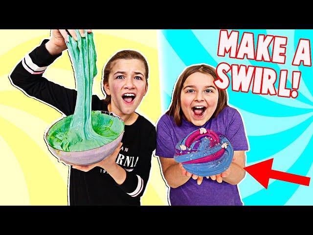 TURN THIS SLIME INTO A 3 COLOR SLIME SWIRL!! | JKREW