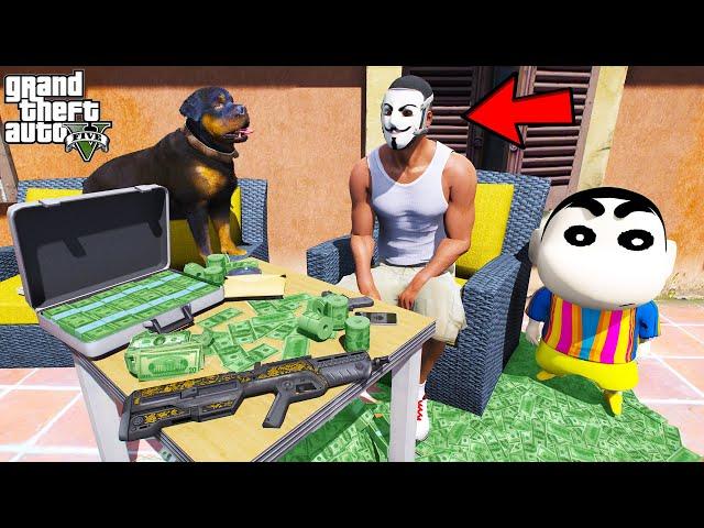 Franklin Anonymous Hacker Finally Found Shinchan And Chop In GTA 5!