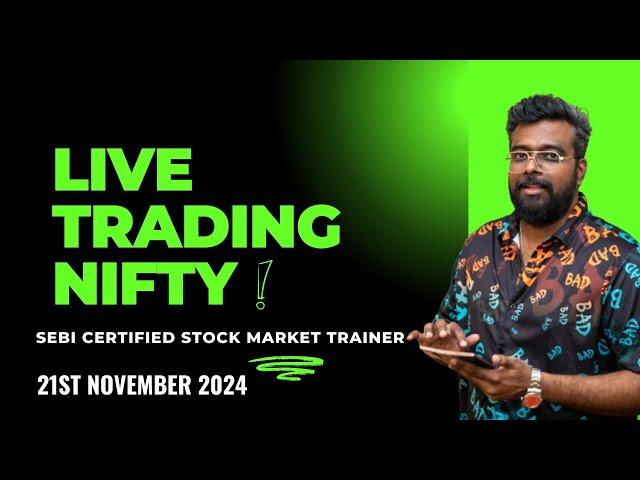 Bank Nifty50:NOV 21ST  Live Options Trading today#BankNiftyTradingLive|2024 Learn Trading Easy Way.