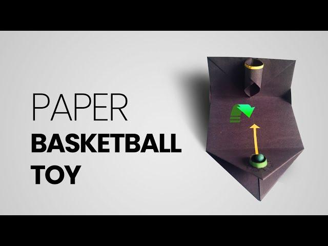 DIY Mini Basketball Toy Hoop with Paper – Fun DIY Craft!