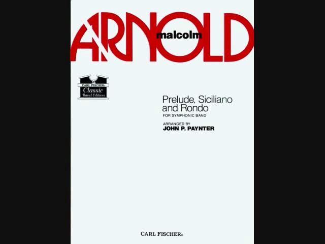 Prelude, Siciliano, and Rondo by Malcom Arnold