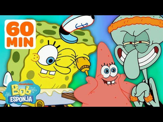 Bob Esponja | ¡Lo Mejor de Bob Esponja Temporada 7 por 1 Hora! | Bob Esponja en Español