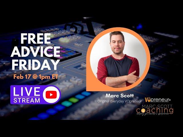 Voice Over Marketing Q & A with Marc Scott