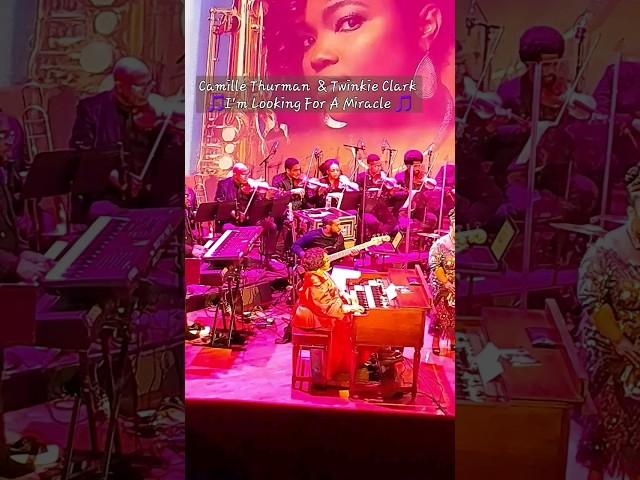 Twinkie Clark & Camille Thurman (on Sax) jamming to I'm Looking For A Miracle at the Town Hall.