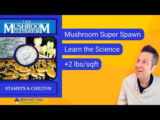 7.5-9 One to Two Pounds Per Square Foot More Mushrooms- Super Spawn, Conditions, Supplements