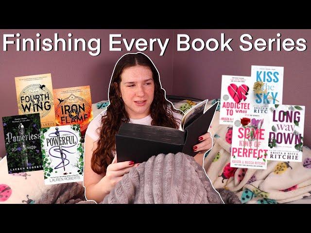 finishing every book series i'm in the middle of (ep. 2)