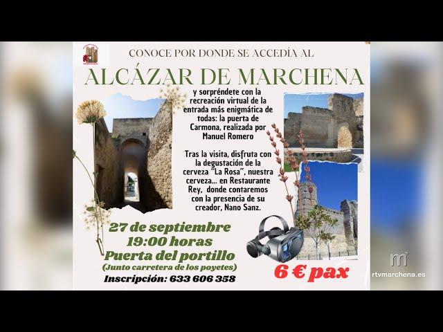 La Asoc. Marchena de Arcos te lleva a conocer el recinto del Alcázar y a degustar cerveza