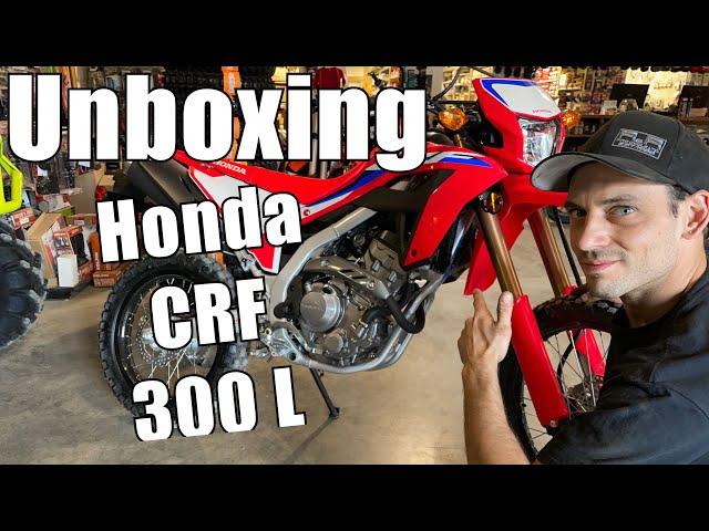 Unboxing 2021 Honda CRF 300 L / Start Up / MAX'S MOTO SHOP