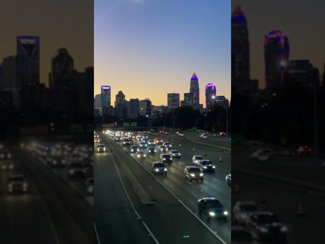 view point downtown Charlotte ️. #timelapses #charlottenc #cityscapes #citylife #downtowncharlotte