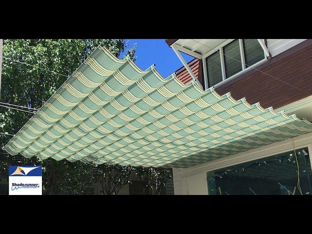 SHADERUNNER® Retractable Shade Sail by SOLTEX