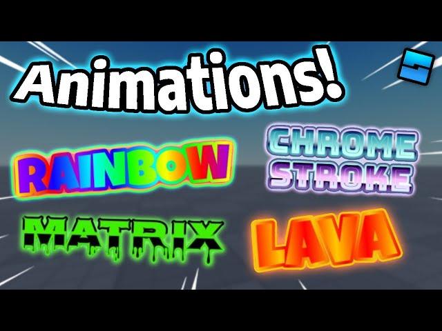 Make INSANE UI Animations! (EzVisuals Module) | Roblox Studio