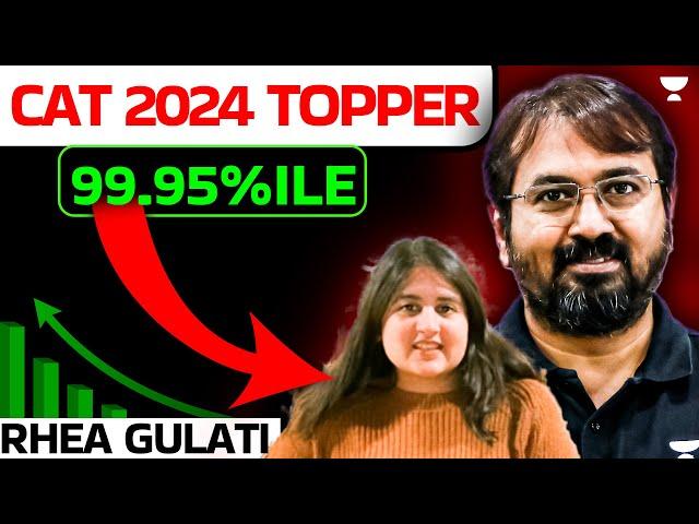 Detailed Discussion On CAT Prep Journey of a 99.95%iler  CAT 2024 Topper!