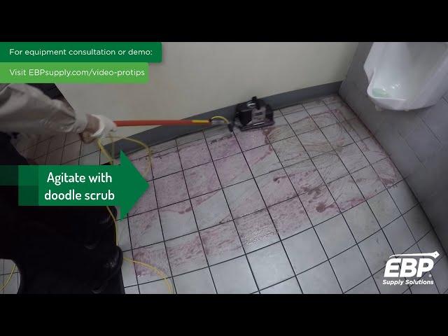 Doodle Scrub® Compact Orbital Floor Scrubber Overview