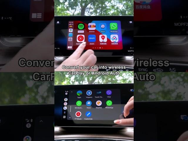 CarlinKit 5.0(2air) | Get wireless CarPlay/Android Auto in car, no more messy cable!