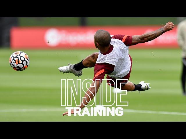 Inside Training: Thiago's scissor kick & loads of goals ahead of Norwich.