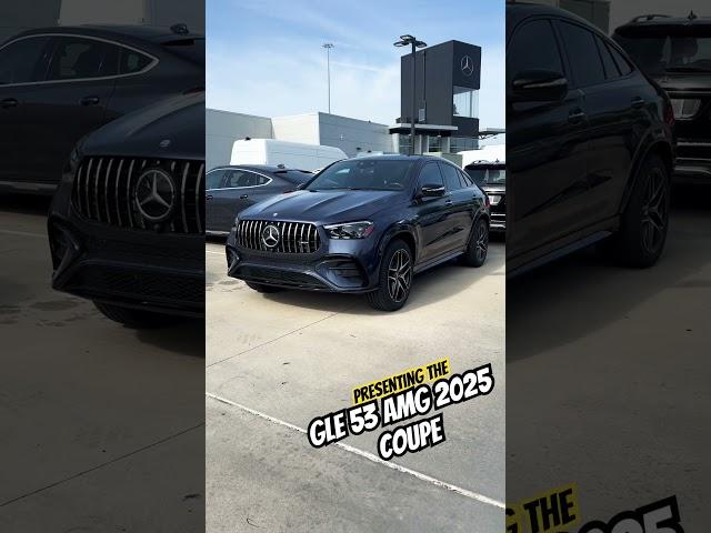 The 2025 GLE 53 AMG Coupe in Twilight Blue color received an update!! #gle53 #2025cars #viralshorts