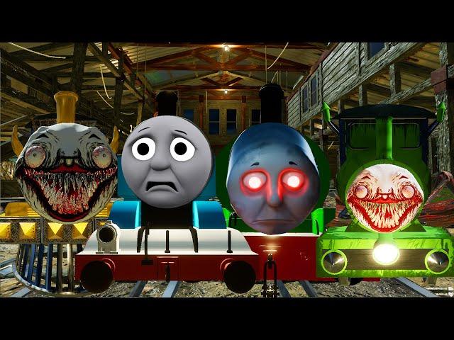 Train Thomas vs Choo Choo Charles vs Hell Charles Train vs Cursed Thomas and Friends & Mcqueen Eater