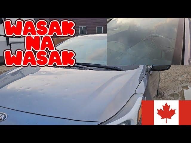 AFTERMATH NG HAILSTORM NAKITA LAHAT NG DAMAGE | BUHAY CANADA  | BECK & CAI