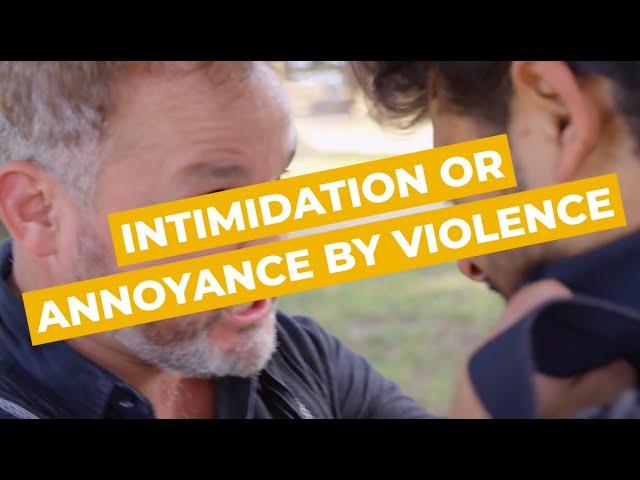 Intimidation or Annoyance by Violence | Sydney Criminal Lawyers®