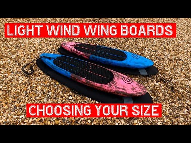 Choosing your light wind wing board