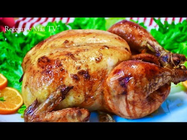 Cuando Hago Este Pollo al Horno en Navidad Siempre me Piden la Receta y quedan encantados!