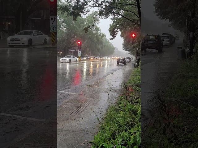 rainy day in Montreal- Canada 