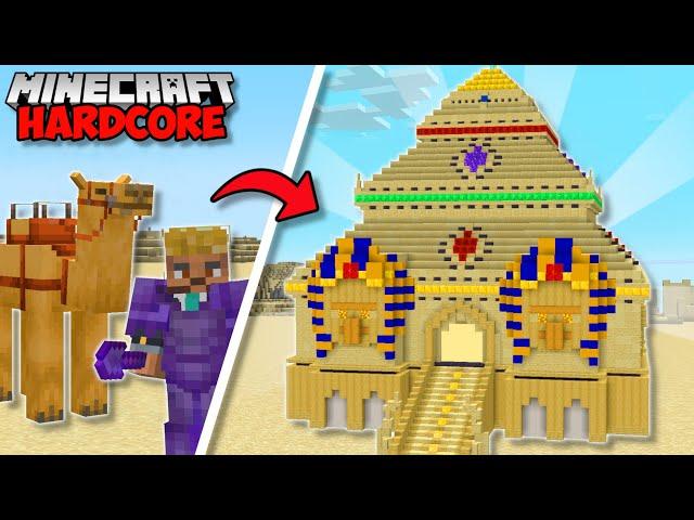 I Built A DESERT PYRAMID in Minecraft 1.20 Hardcore (#83)