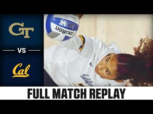 Georgia Tech vs. Cal Full Match Replay | 2024 ACC Volleyball