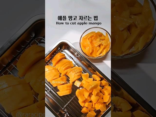#애플망고손질#망고자르는법#애플망고 먹는 법