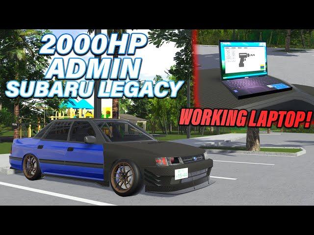 (WORKING LAPTOP!!) CRAZY 2000HP ADMIN SUBARU LEGACY!! || ROBLOX - Southwest Florida