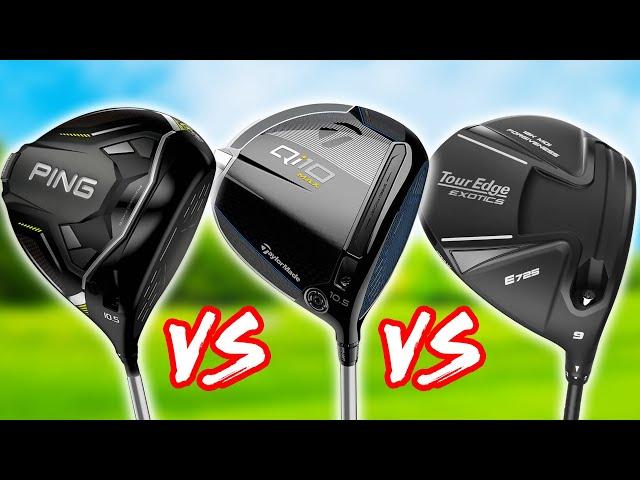 The Ultimate Driver Forgiveness test! (Qi10 Max vs Ping G430 MAX 10k vs Tour Edge E725!)