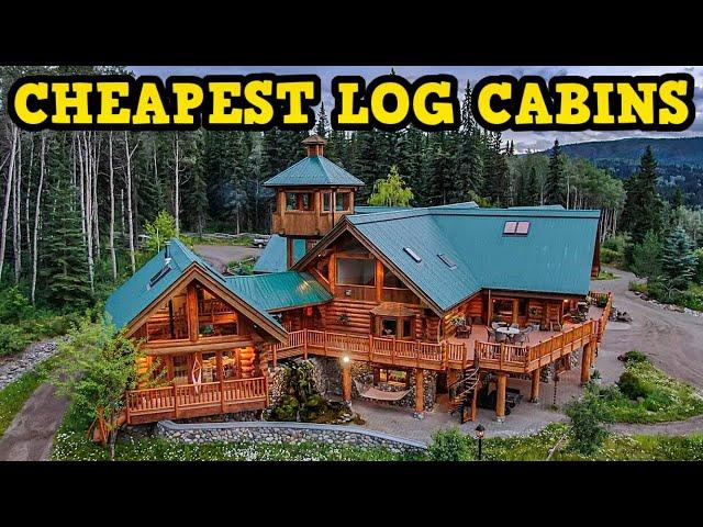 Cheapest Log Cabin Homes For Sale Under $500,000