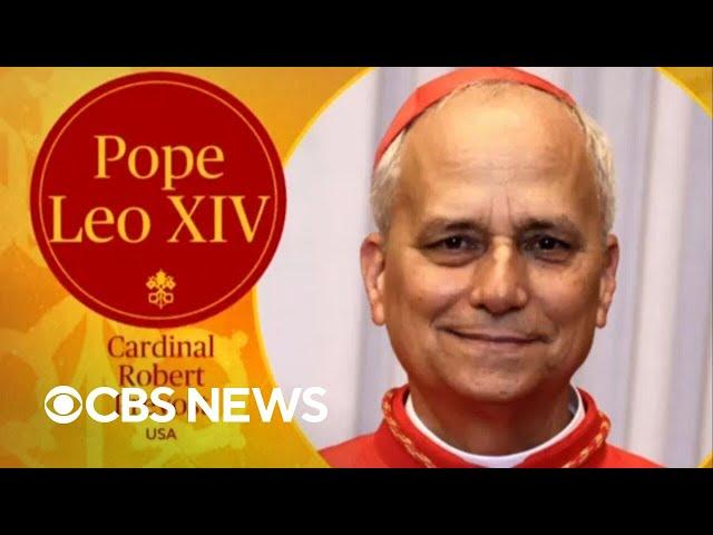 Watch: Cardinal Robert Prevost of U.S. announced as new pope, takes name Leo XIV