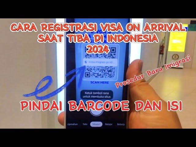 CARA MENGISI FORM VISA ON ARRIVAL SAAT TIBA DI INDONESIA