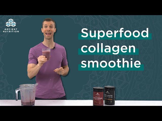 Dr. Axe's Morning Collagen Smoothie - UPGRADED