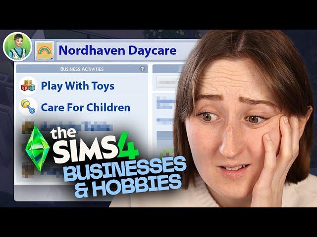 I tried running a *functional* DAYCARE in The Sims 4: Businesses & Hobbies