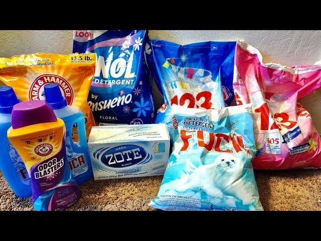 LAUNDRY OVERLOAD🫧| DOUBLE RINSE | | SPONGE SQUEEZING ASMR FOCA 123 POWDER PINOL POWDER ARM & HAMMER