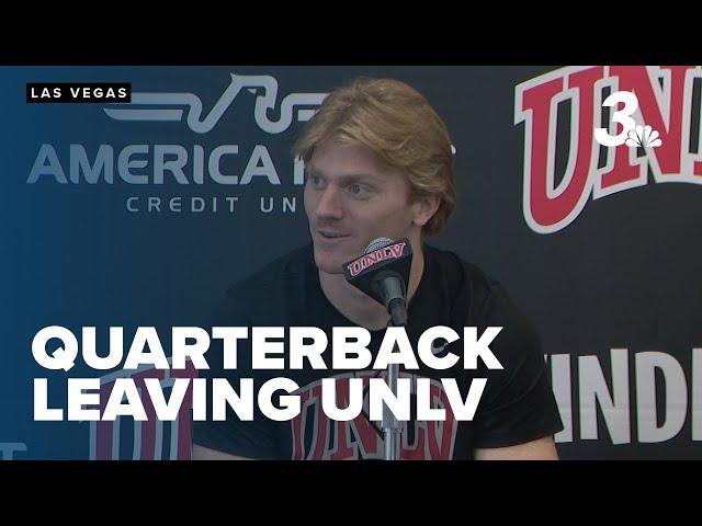 UNLV quarterback Matthew Sluka abruptly ends season