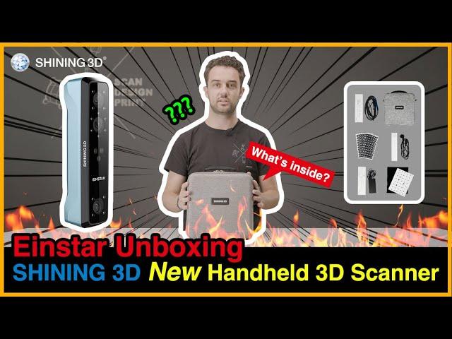 Einstar Unboxing - Shining 3D New Handheld 3D Scanner