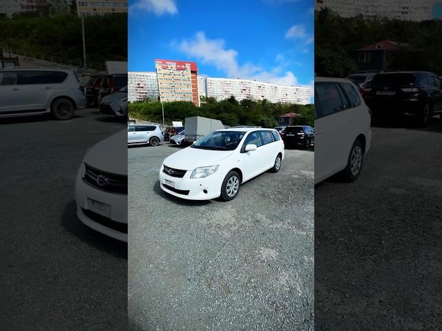 Toyota Corolla Fielder купили на Японском аукционе