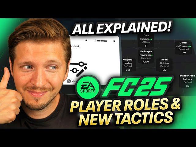 ALL PLAYER ROLES and NEW FC 25 TACTICS Tutorial