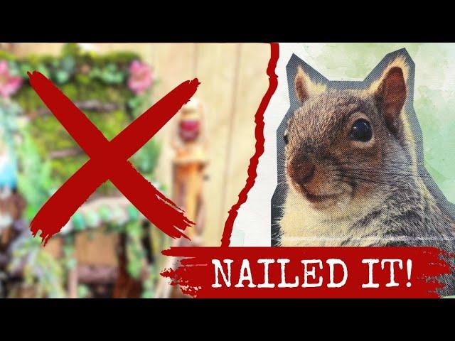 Darn Squirrels! | Yard Decor DIY