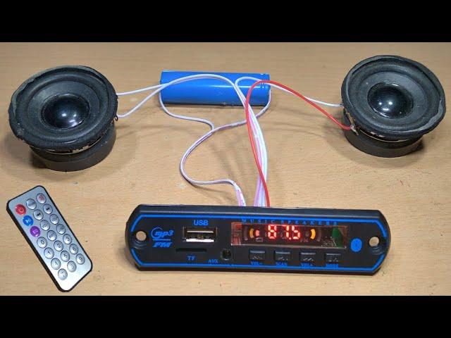 Audio amplifier Module, Bluetooth, AUX, SD Card, FM, Bluetooth speaker