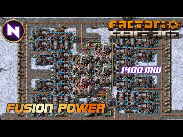 Fusion Power: End Game Power Is Very Easy | 28 | Factorio SPACE AGE