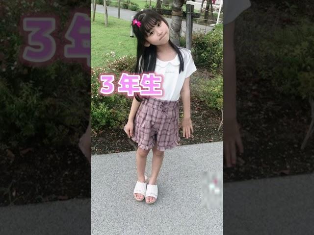 モデルを目指して変化してく小学生　#Shorts